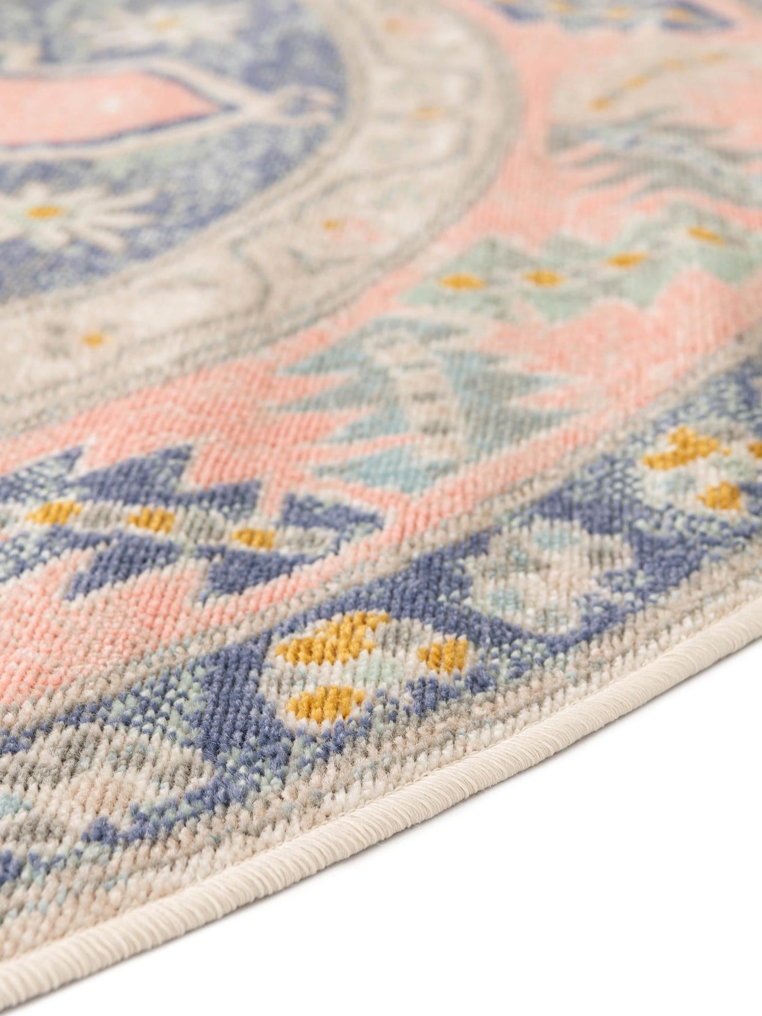 French Blue 3' 3 x 3' 3 Whitney Round Area Rug