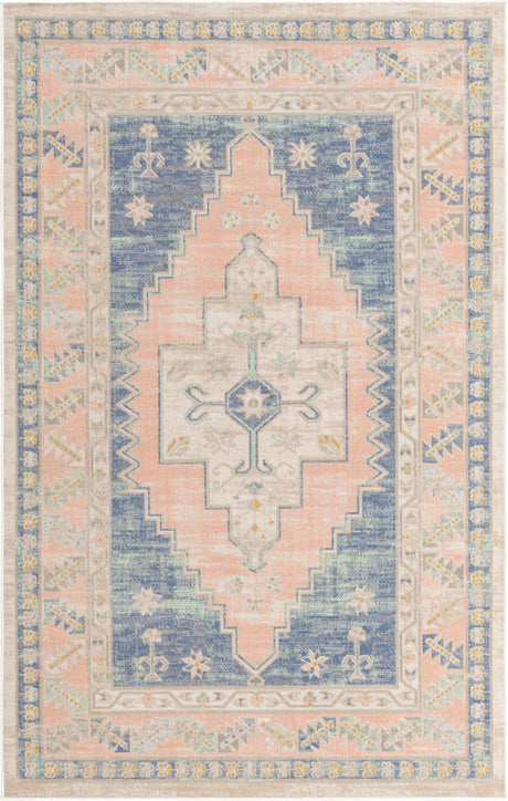 French Blue 4' x 6' Whitney Rectangle Area Rug