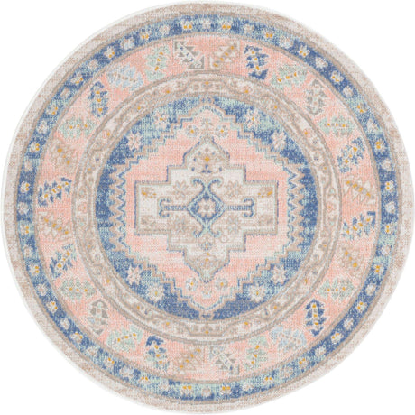 French Blue 3' 3 x 3' 3 Whitney Round Area Rug