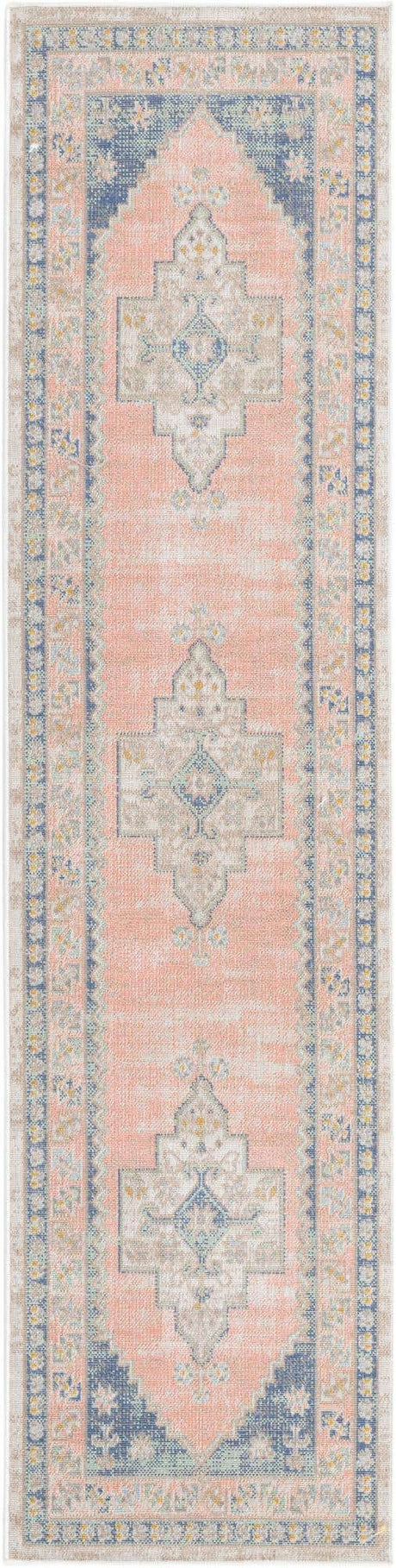 French Blue 2' x 8' Whitney Runner Area Rug