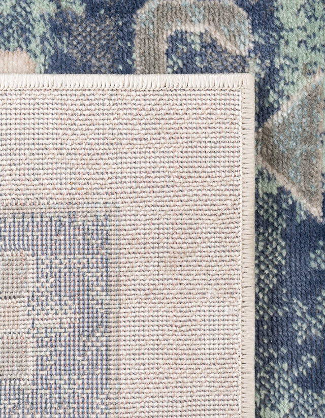 French Blue 2' x 6' Whitney Runner Area Rug Classic Vintage Distressed Look Traditional Persian Inspired Carpet for Home Decor for Sale at Rug Engine