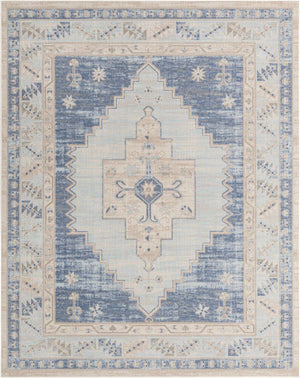 Sky blue 9' 10 x 14' 1 Whitney Rectangle Area Rug
