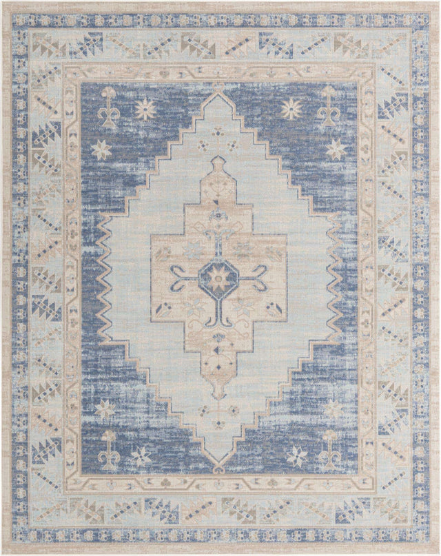 Sky blue 9' 10 x 14' 1 Whitney Rectangle Area Rug