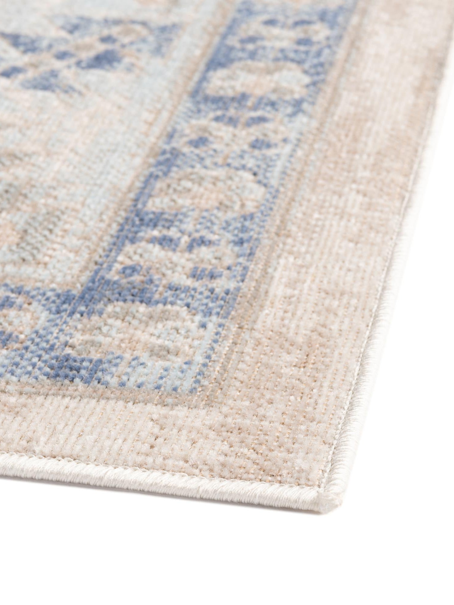 Sky blue 4' x 4' Whitney Square Area Rug