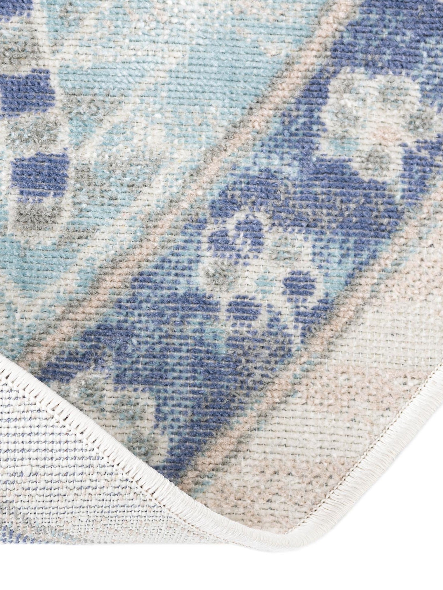 Sky blue 10' x 10' Whitney Round Area Rug