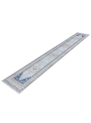 Sky blue 2' 7 x 12' Whitney Runner Area Rug