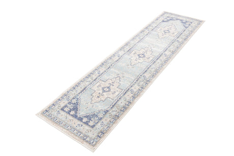 Sky blue 2' x 8' Whitney Runner Area Rug