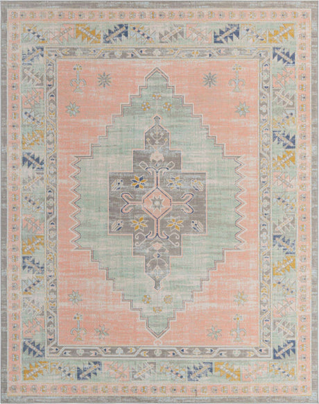 Pink 7' 10 x 10' Whitney Rectangle Area Rug