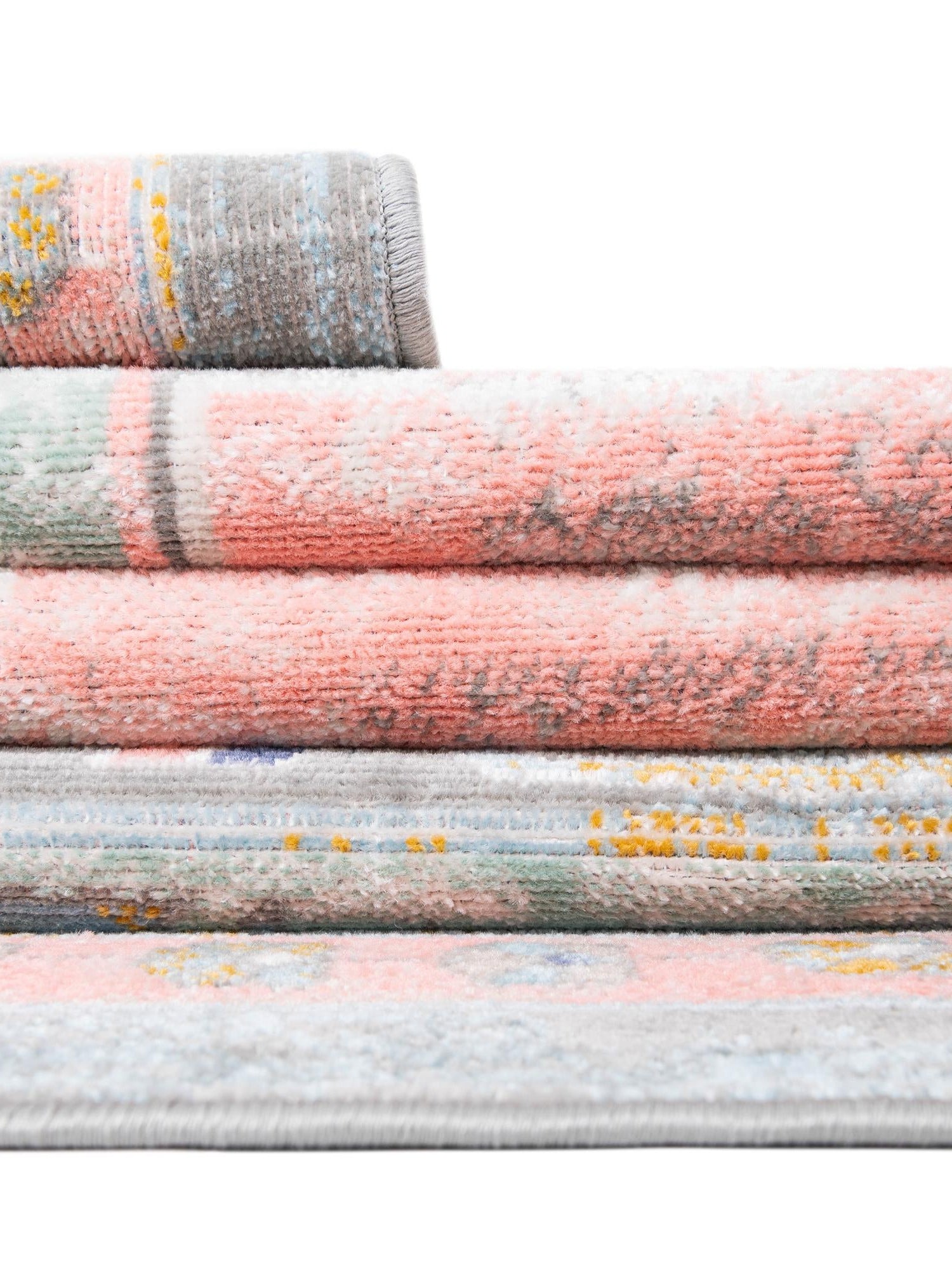 Pink 7' x 10' Whitney Rectangle Area Rug Classic Vintage Distressed Look Traditional Persian Inspired Carpet for Home Decor for Sale at Rug Engine
