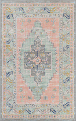 Pink 5' 3 x 8' Whitney Rectangle Area Rug