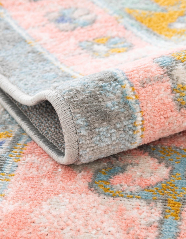 Pink 4' 1 x 4' 1 Whitney Round Area Rug