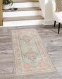 Pink 2' 7 x 12' Whitney Runner Area Rug Classic Vintage Distressed Look Traditional Persian Inspired Carpet for Home Decor for Sale at Rug Engine