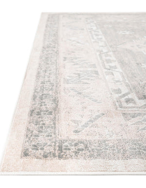 Mink 8' x 8' Whitney Square Area Rug Classic Vintage Distressed Look Traditional Persian Inspired Carpet for Home Decor for Sale at Rug Engine