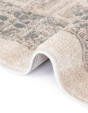 Mink 8' x 8' Whitney Square Area Rug Classic Vintage Distressed Look Traditional Persian Inspired Carpet for Home Decor for Sale at Rug Engine