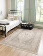 Mink 7' 10 x 11' Whitney Rectangle Area Rug Classic Vintage Distressed Look Traditional Persian Inspired Carpet for Home Decor for Sale at Rug Engine