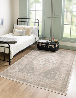 Mink 10' x 13' 1 Whitney Rectangle Area Rug Classic Vintage Distressed Look Traditional Persian Inspired Carpet for Home Decor for Sale at Rug Engine