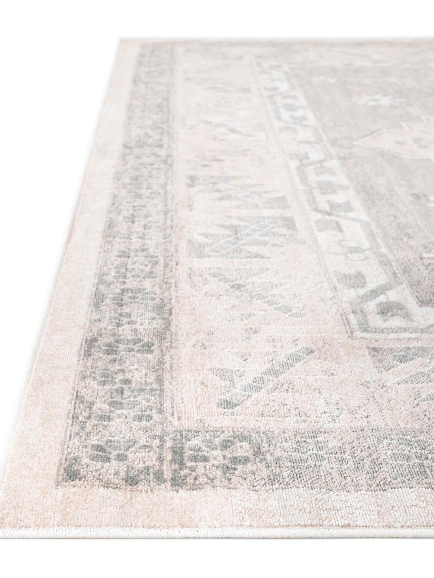 Mink 9' x 12' Whitney Rectangle Area Rug Classic Vintage Distressed Look Traditional Persian Inspired Carpet for Home Decor for Sale at Rug Engine
