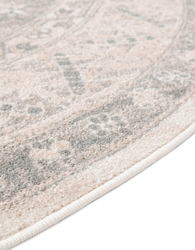 Mink 8' x 10' Whitney Oval Area Rug Classic Vintage Distressed Look Traditional Persian Inspired Carpet for Home Decor for Sale at Rug Engine