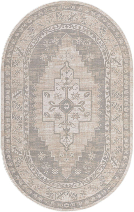 Mink 5' x 8' Whitney Oval Area Rug