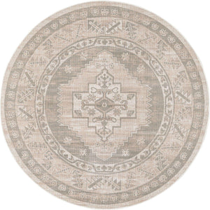 Mink 5' x 5' Whitney Round Area Rug