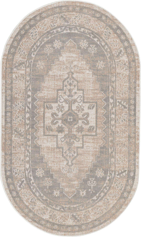 Mink 3' x 5' 3 Whitney Oval Area Rug