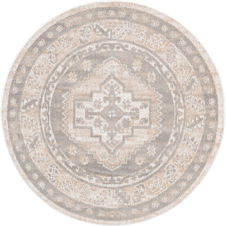 Mink 3' 3 x 3' 3 Whitney Round Area Rug