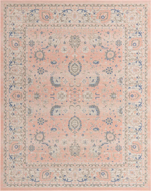 Powder Pink 9' x 12' Whitney Rectangle Area Rug