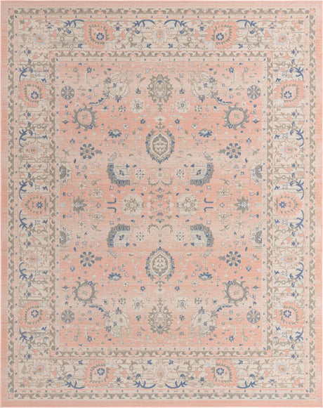 Powder Pink 9' x 12' Whitney Rectangle Area Rug