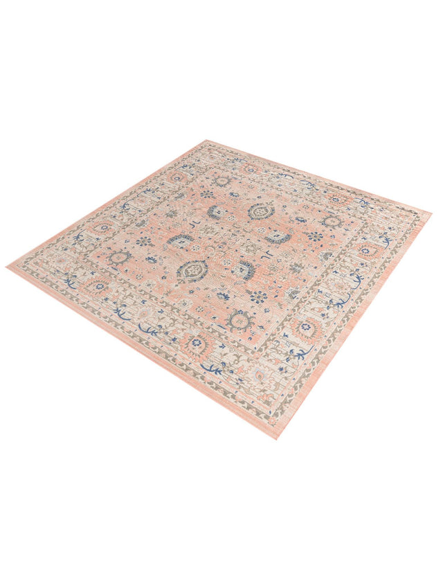 Powder Pink 7' 10 x 7' 10 Whitney Square Area Rug