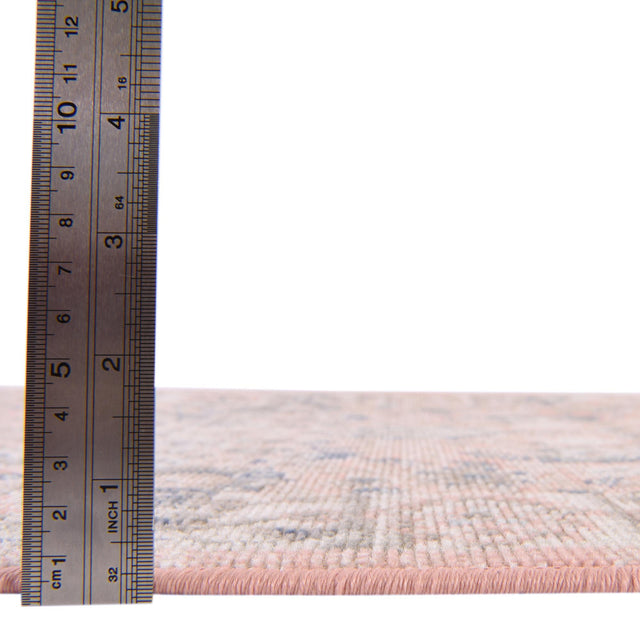 Powder Pink 8' x 10' Whitney Rectangle Area Rug Classic Vintage Distressed Look Traditional Persian Inspired Carpet for Home Decor for Sale at Rug Engine