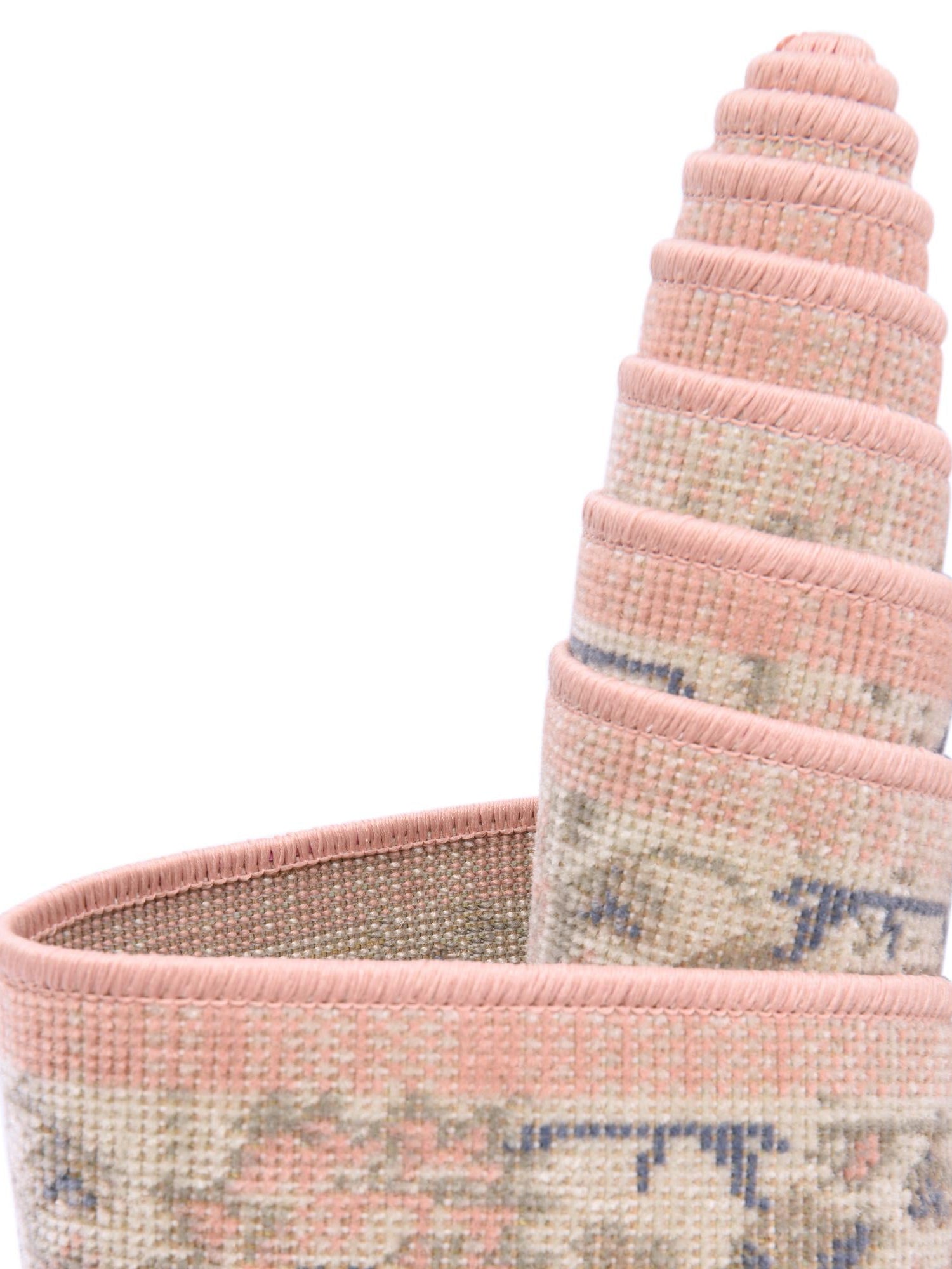 Powder Pink 8' x 10' Whitney Rectangle Area Rug Classic Vintage Distressed Look Traditional Persian Inspired Carpet for Home Decor for Sale at Rug Engine
