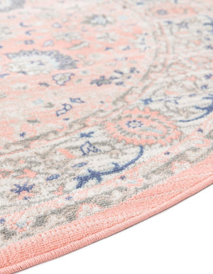 Powder Pink 8' x 10' Whitney Oval Area Rug