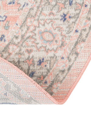 Powder Pink 7' x 7' Whitney Round Area Rug