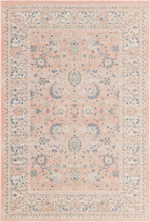 Powder Pink 4' x 6' Whitney Rectangle Area Rug