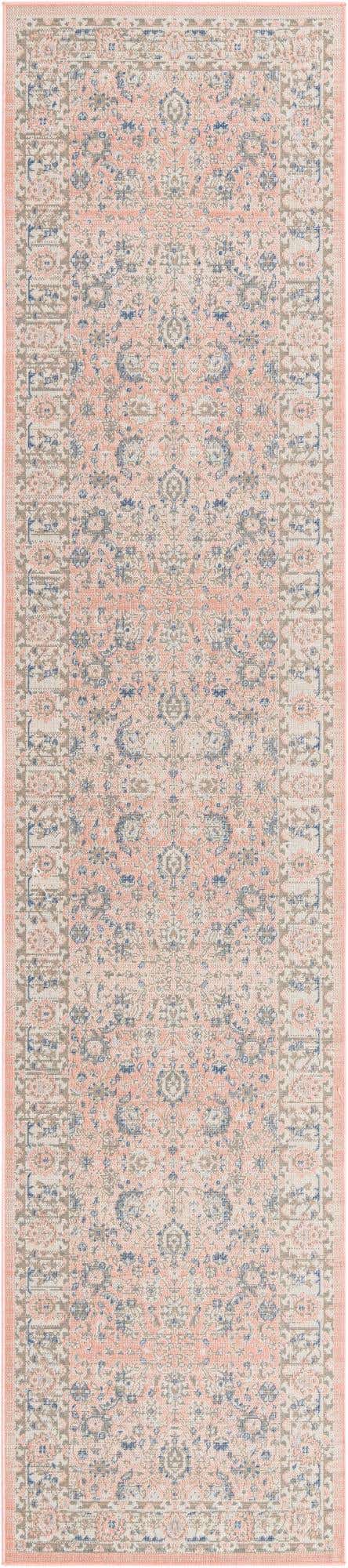 Powder Pink 2' 7 x 12' Whitney Runner Area Rug