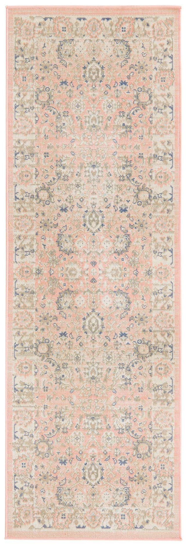 Powder Pink 2' x 6' Whitney Runner Area Rug