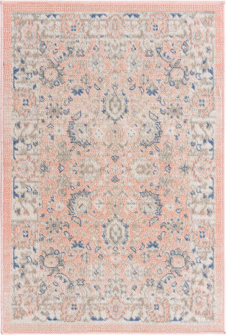 Powder Pink 2' 2 x 3' 1 Whitney Rectangle Area Rug