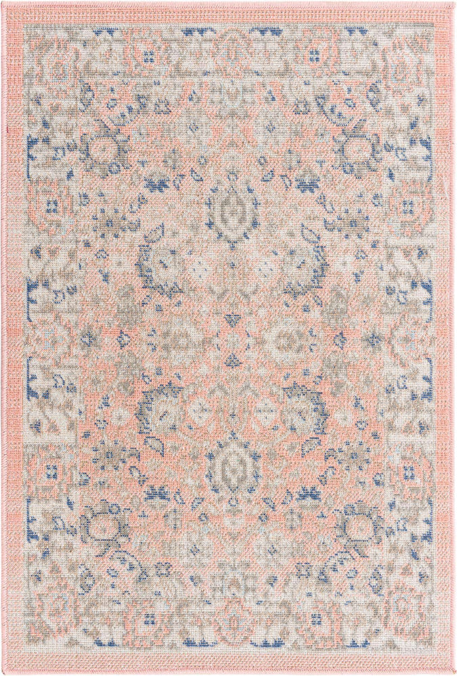 Powder Pink 2' 2 x 3' 1 Whitney Rectangle Area Rug