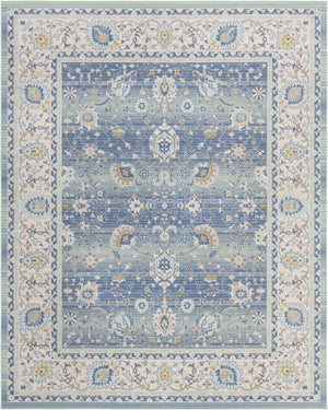 French Blue 10' x 14' Whitney Rectangle Area Rug