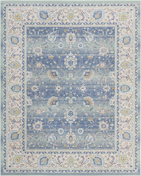 French Blue 10' x 14' Whitney Rectangle Area Rug