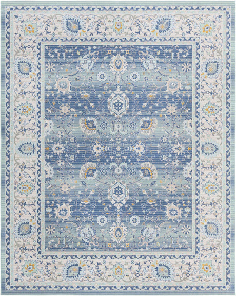 French Blue 7' 10 x 10' Whitney Rectangle Area Rug