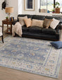 French Blue 8' x 8' Whitney Square Area Rug