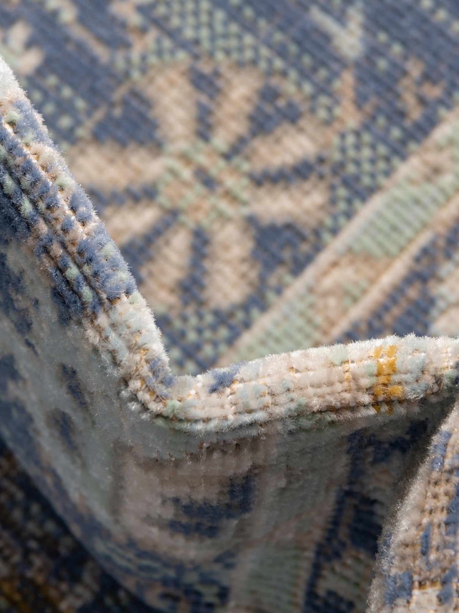 French Blue 9' x 12' Whitney Rectangle Area Rug