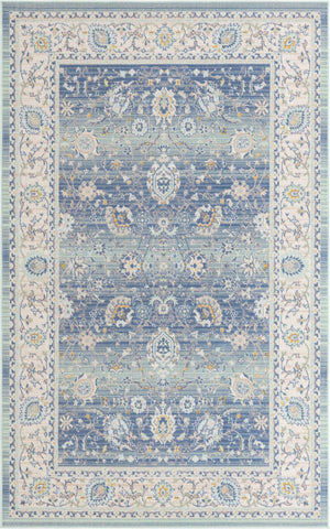 French Blue 5' x 8' Whitney Rectangle Area Rug