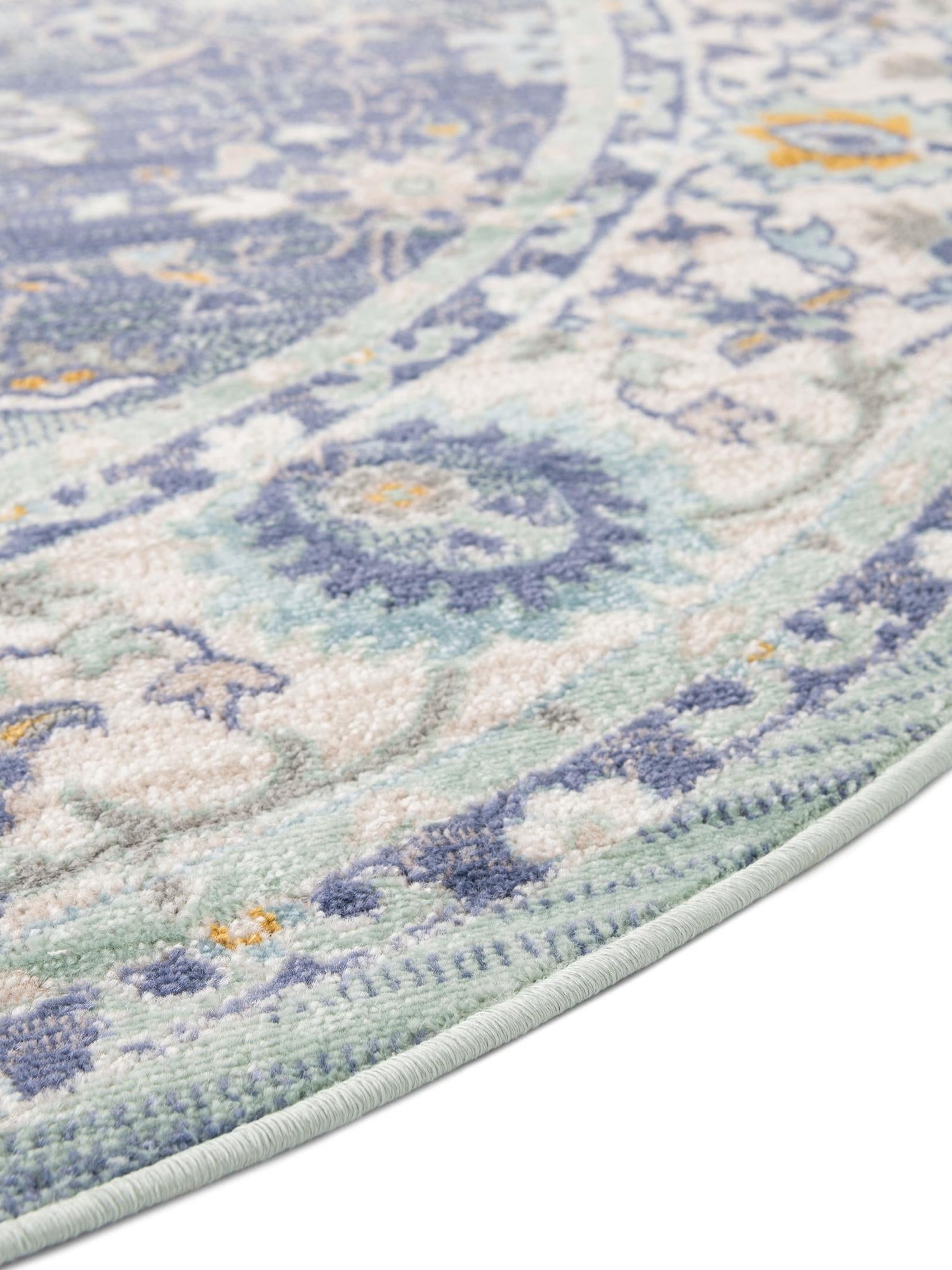 French Blue 3' x 5' 3 Whitney Oval Area Rug