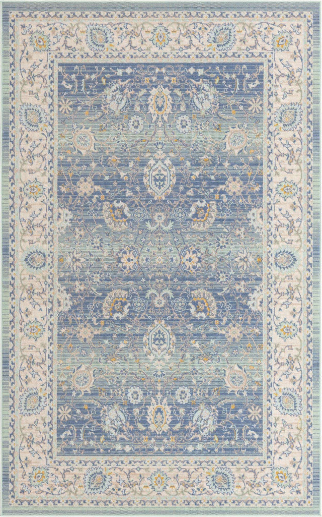 French Blue 4' 1 x 6' 1 Whitney Rectangle Area Rug