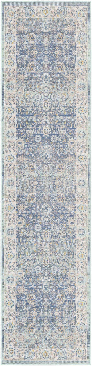 French Blue 2' x 8' Whitney Runner Area Rug