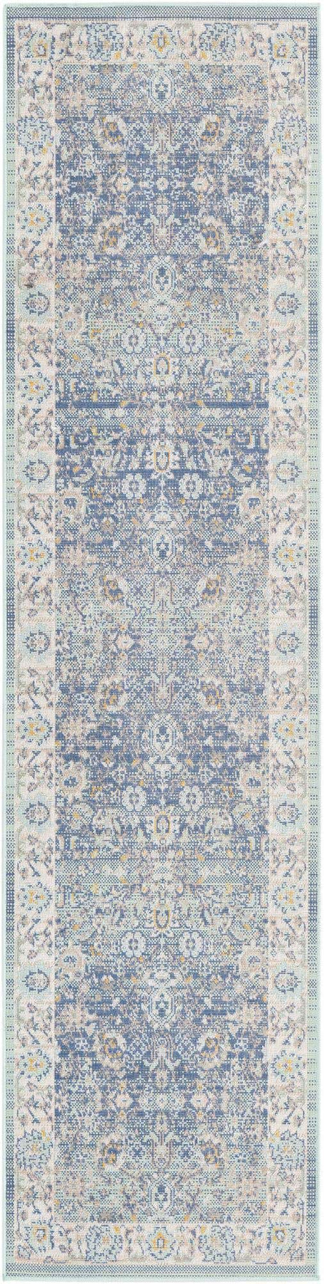 French Blue 2' x 8' Whitney Runner Area Rug