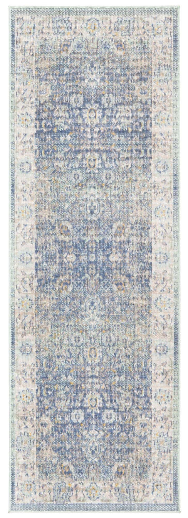 French Blue 2' x 6' Whitney Runner Area Rug