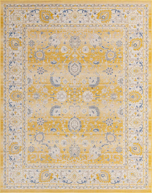 Tuscan Yellow 7' 10 x 10' Whitney Rectangle Area Rug